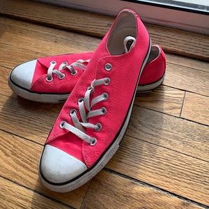 Hot Pink Converse Size 9